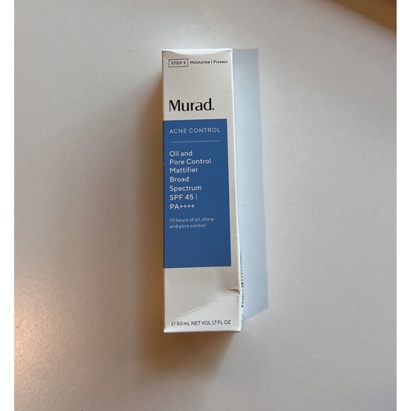 Murad Acne Control Oil and Pore Control Mattifier SPF 45 PA++++ 1.7oz new in box - Picture 2 of 5
